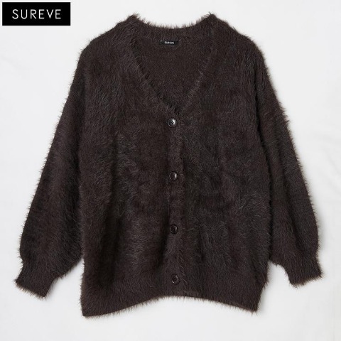 レディース　ニットカーディガン (SUREVE）