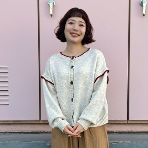 レディース　ニットカーディガン（ごりちゃん×Denifits）