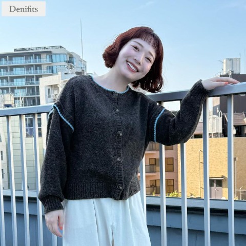 レディース　ニットカーディガン（ごりちゃん×Denifits）