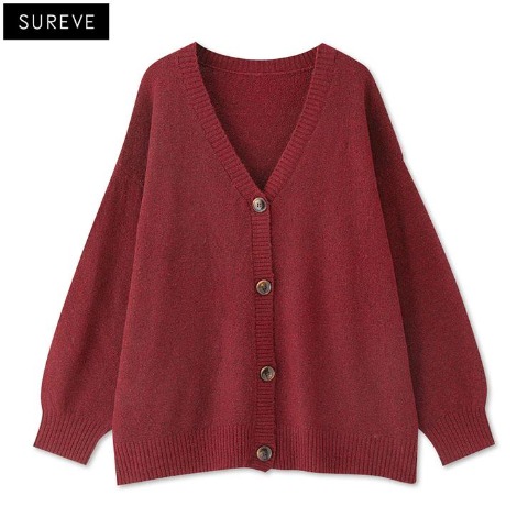 レディース　ニットカーディガン（SUREVE）