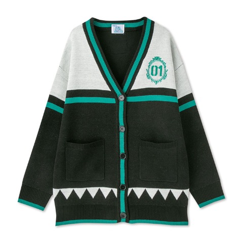 レディース　ニットカーディガン（初音ミク×シナモロール）