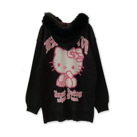 レディース　ジップパーカ（ハローキティ）