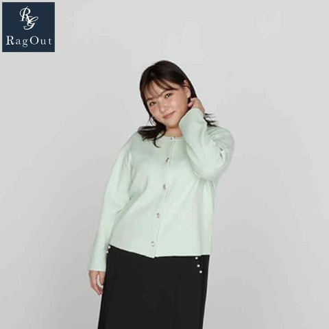 レディース　ニットカーディガン（RagOut）