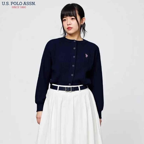 レディース　ニットカーディガン（U.S. POLO ASSN.）