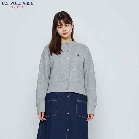 レディース　ニットカーディガン（U.S. POLO ASSN.）