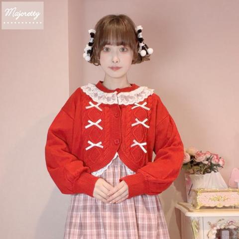 アベイル　マジョレッティ　 まゆろん　苺柄　リボン　ワンピース　3Lピンク アベイル マジョレッティ まゆろん 苺柄 リボン ワンピース Lサイズ