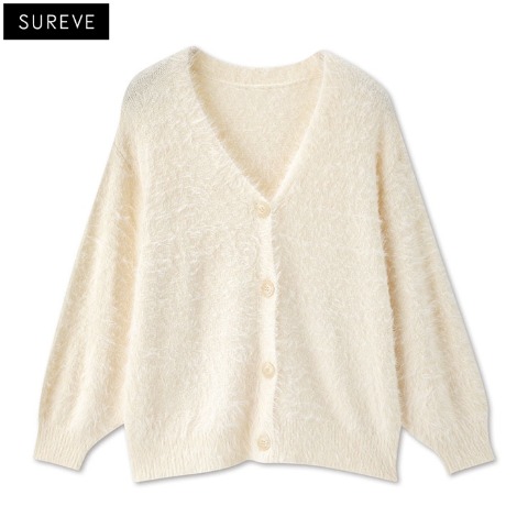 レディース【3L・4L】 ニットカーディガン（SUREVE） | アベイル