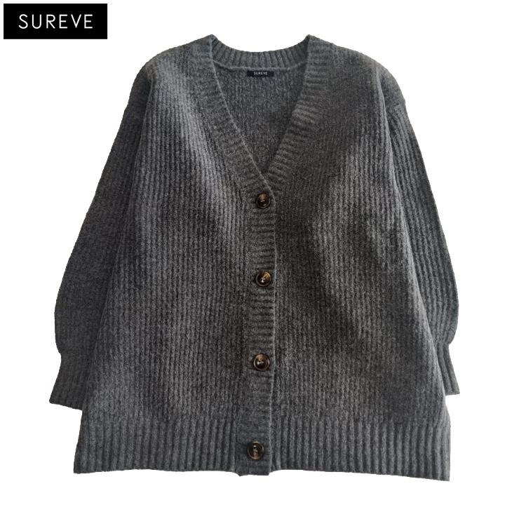 レディース【3L・4L】 ニットカーディガン（SUREVE） | アベイル
