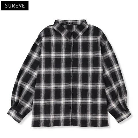 レディース　チェックシャツ（SUREVE）