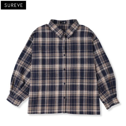 レディース　チェックシャツ（SUREVE）