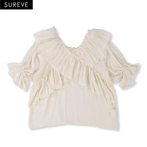 レディース　7分袖ブラウス（SUREVE）