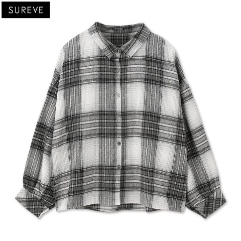 レディース　チェックシャツ（SUREVE）