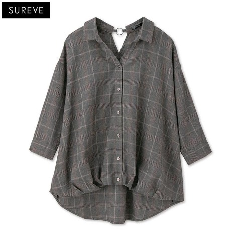 レディース　バックリングシャツ（SUREVE）
