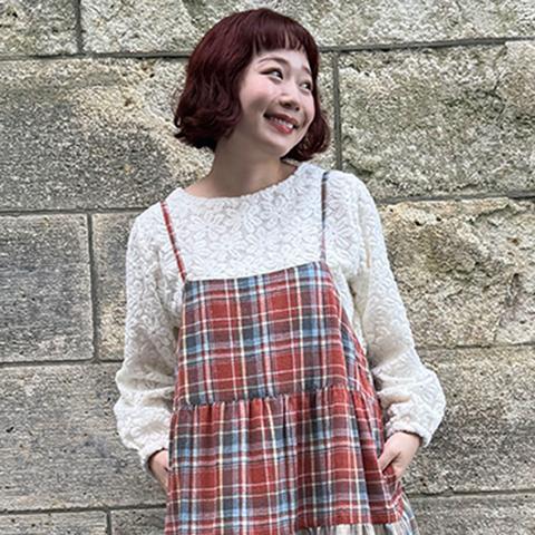 レディース　レースプルオーバー（ごりちゃん×Denifits）