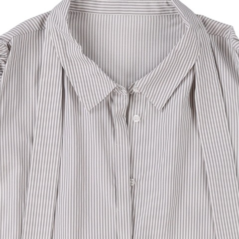 レディース【2L～4L】　ネクタイ付きシャツ（Derelikt×安藤うぃ）