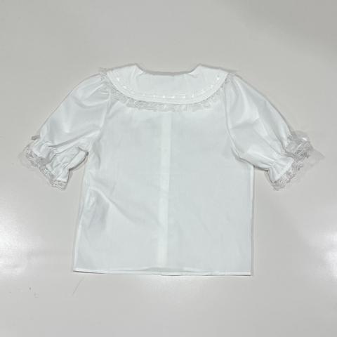 レディース　5分袖ブラウス（まゆろん×majoretty）