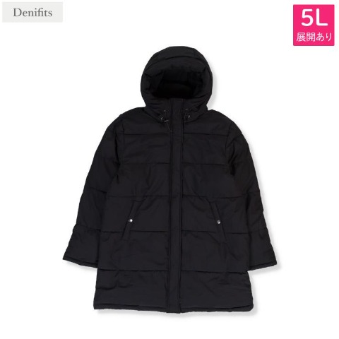 レディース【3L～5L】　中綿コート（Denifits）