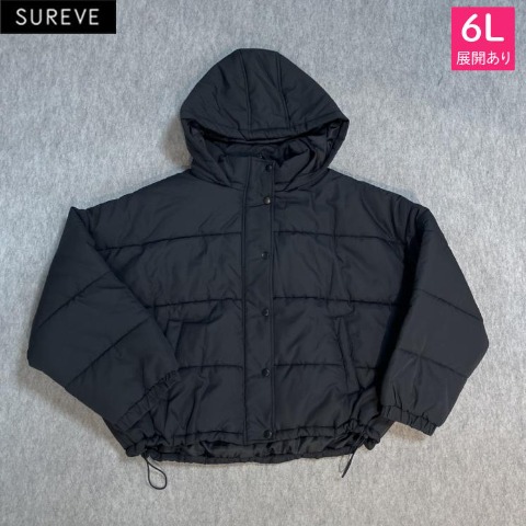 レディース【3L～6L】　中綿ジャケット（SUREVE）