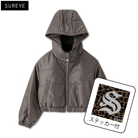 レディース　ステッカー付中綿ブルゾン（Shoko×SUREVE）