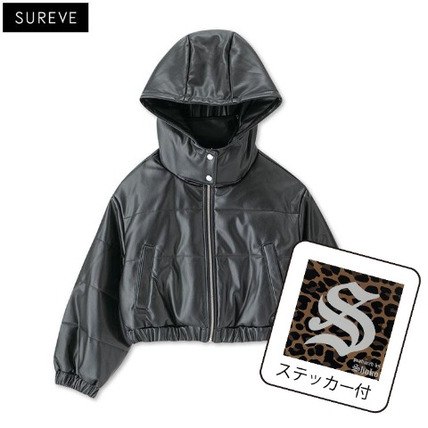 レディース　ステッカー付中綿ブルゾン（Shoko×SUREVE）