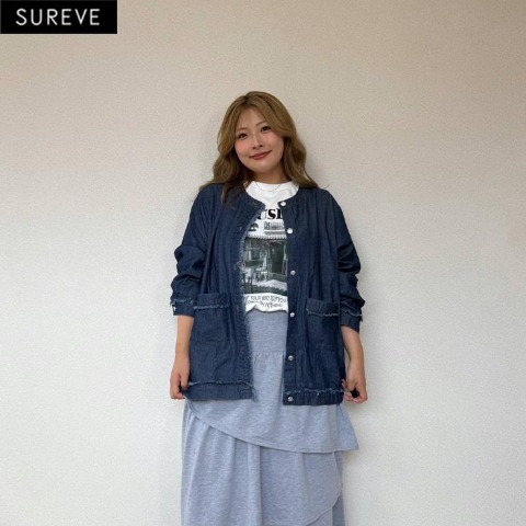 レディース　デニムジャケット（えんどぅー×SUREVE）