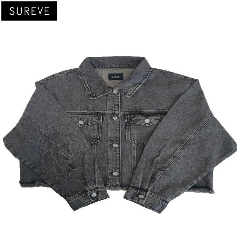 レディース　フリンジデニムジャケット（SUREVE）