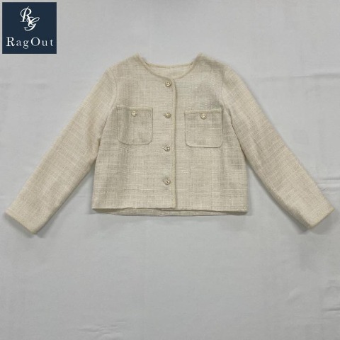 レディース　ノーカラージャケット（RagOut）