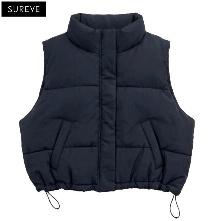 レディース【3L・4L】 中綿ショートベスト（SUREVE） | アベイル