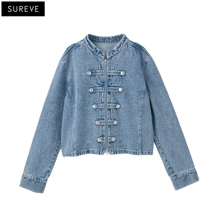 レディース【3L・4L】 デニムジャケット（SUREVE） | アベイル