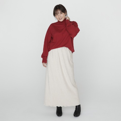 レディース【低身長】　プリーツナロースカート（Denifits）