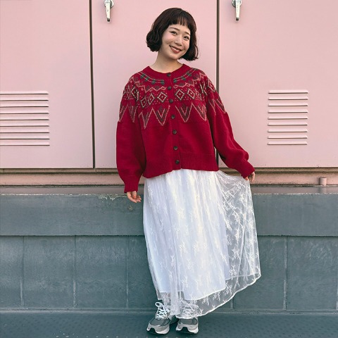 レディース　レーススカート（ごりちゃん×Denifits）