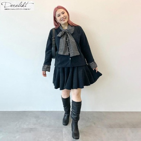 レディース　ボアミニスカート（Derelikt）