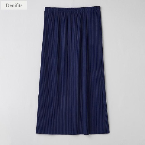 レディース　プリーツナロースカート（Denifits）