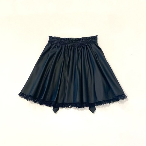 レディース　ベルト付プリーツスカート（majoretty）