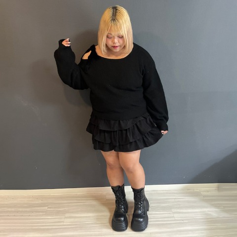 レディース　ティアードミニスカパン（あいちゃん×CHIP CLIP）