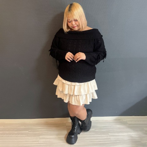 レディース　ティアードミニスカパン（あいちゃん×CHIP CLIP）