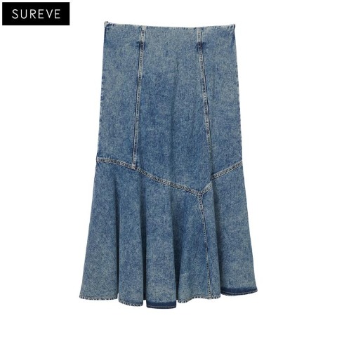 レディース　デニムマーメイドスカート（SUREVE）