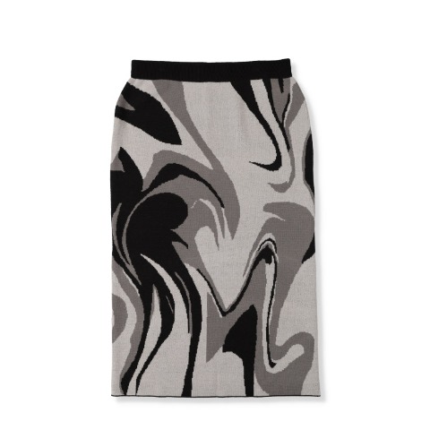 レディース　ニットナロースカート（Ragout）