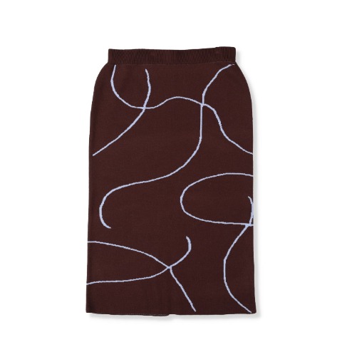 レディース　ニットナロースカート（Ragout）