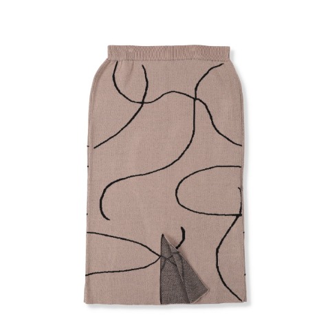 レディース　ニットナロースカート（Ragout）