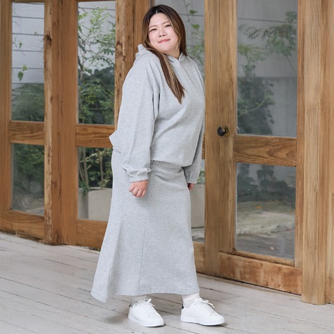 レディース【6L・8L】　ラメナロースカート（SUREVE）