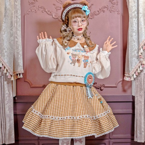 レディース【2L～4L】　スカート（CHIP CLIP×五月アイ）