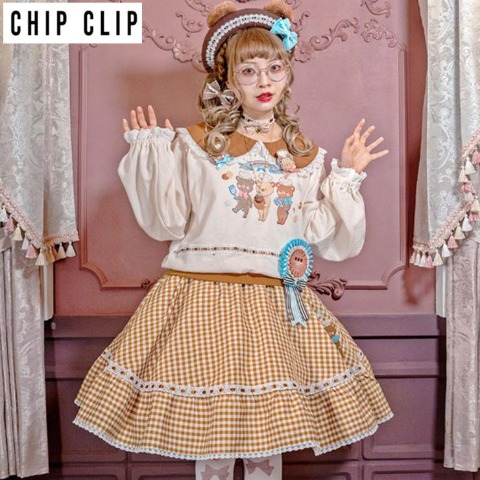 レディース【2L～4L】　スカート（CHIP CLIP×五月アイ）