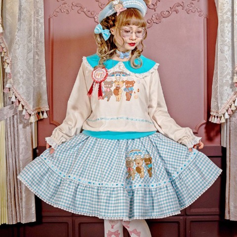 レディース【2L～4L】　スカート（CHIP CLIP×五月アイ）