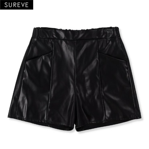 レディース　合皮ショートパンツ（SUREVE）