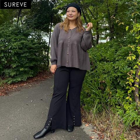 レディース　フレアパンツ（えんどぅー×SUREVE）