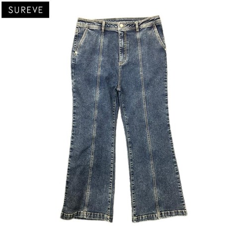 レディース　デニムフレアパンツ（SUREVE）