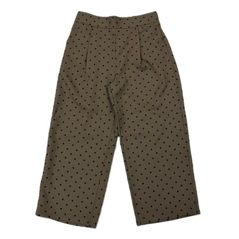 レディース　ドット柄ストレートパンツ（RagOut）