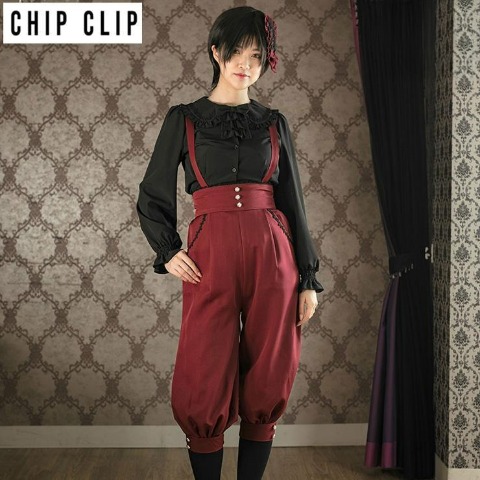 レディース【2L～4L】　パンツ（Wonder Tea Party×CHIP CLIP）