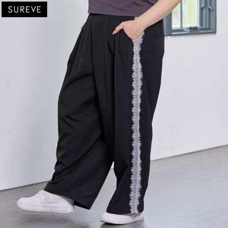 レディース【3L・4L】 レースラインパンツ（SUREVE） | アベイル